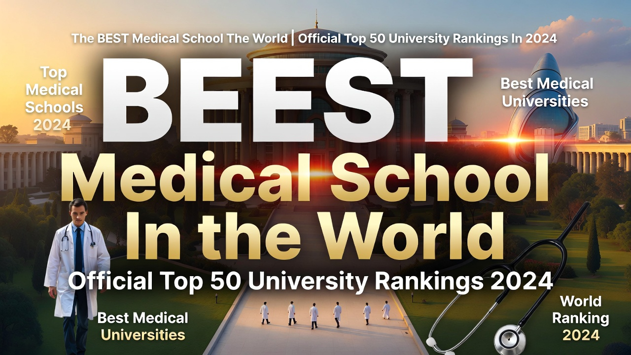 The BEST Medical School In The World | Official Top 50 University Rankings In 2024